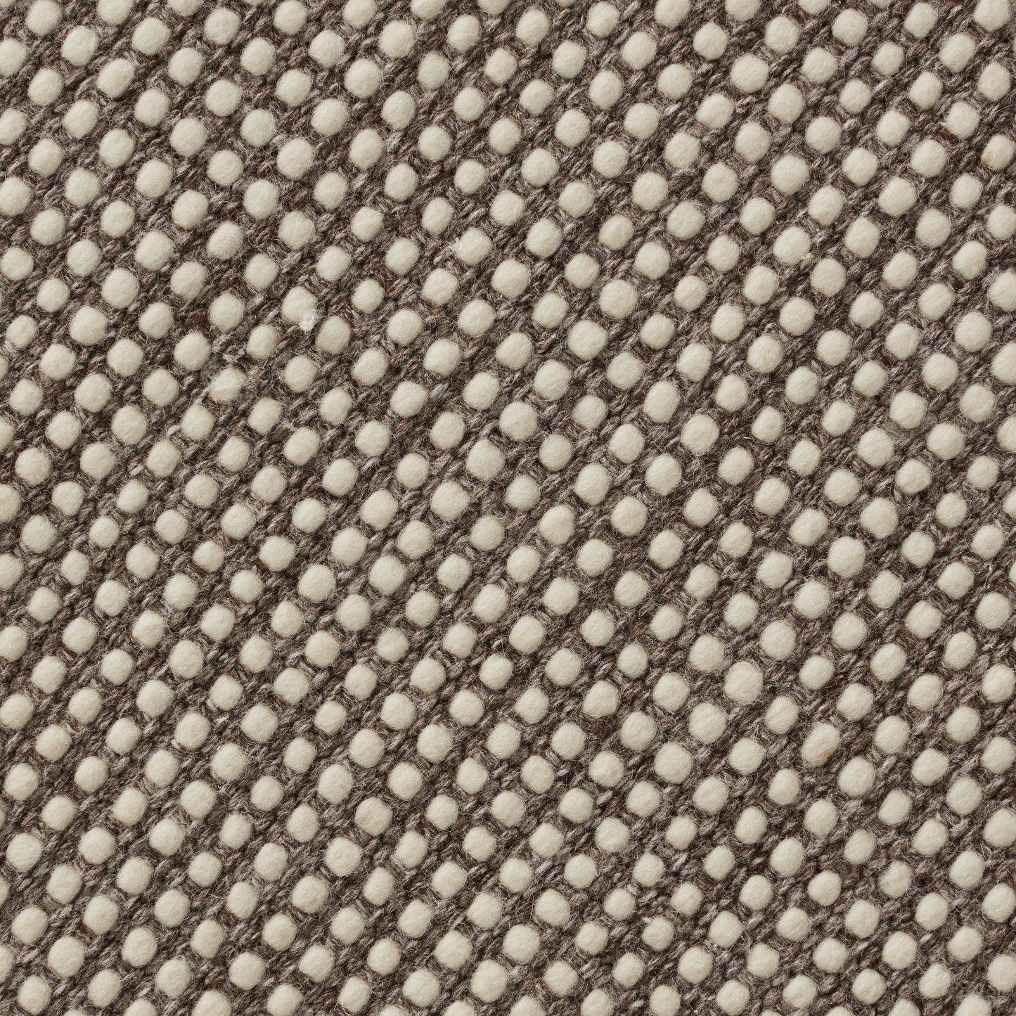 Closeup of Lissie Mocha Wool Blend Rug