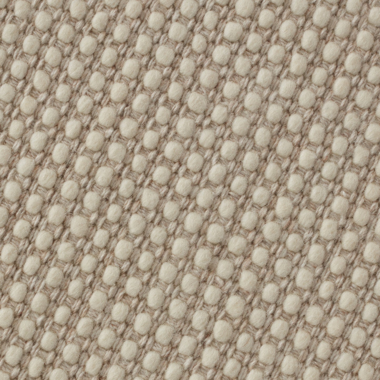 Closeup of Lissie Cream Wool Blend Rug